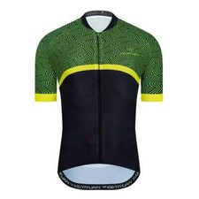 Reflective Zip Pocket Cycling Jersey Men's Bike Bicycle Short Sleeve Shirt Top