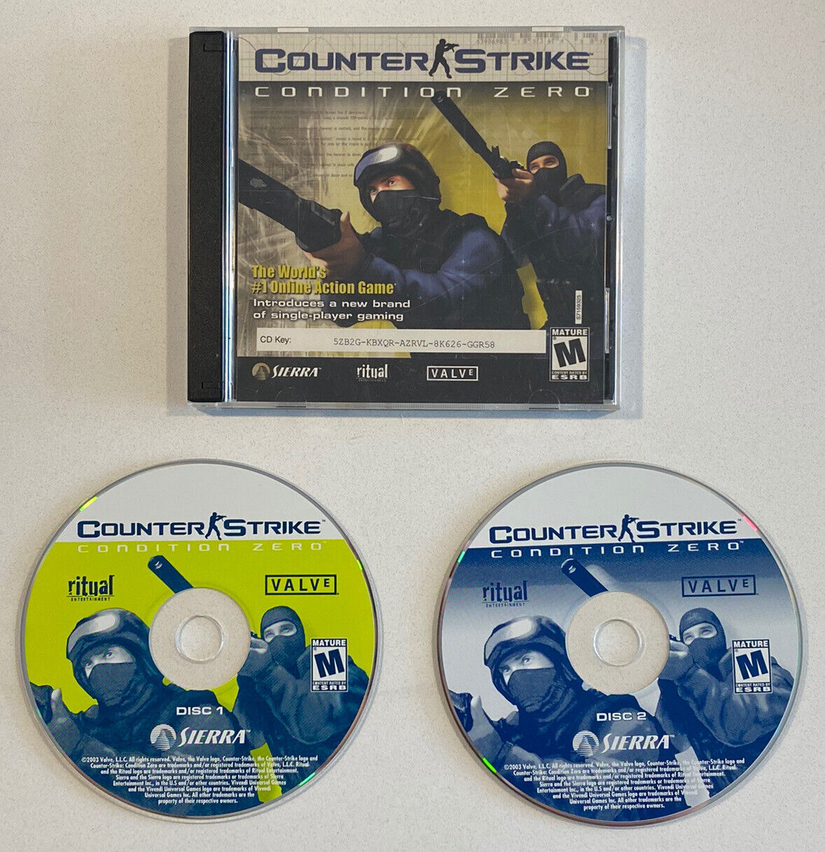 Counter Strike Condition Zero Tested VINTAGE PC GAMES