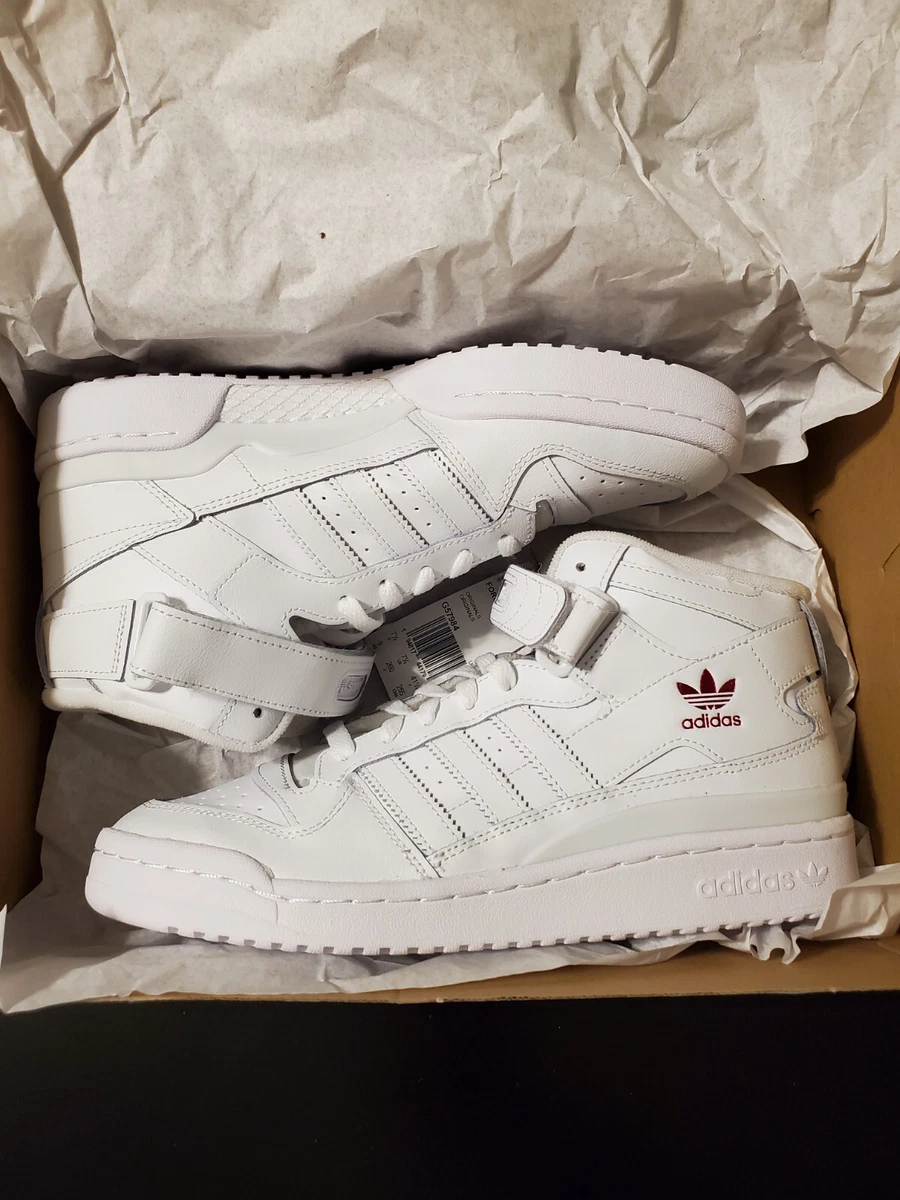 Women's cloud top white adidas shoes