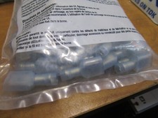 100 16-14 AWG Blue Nylon Fully Insulate Quick Connect-Double Crimp M Disconnect