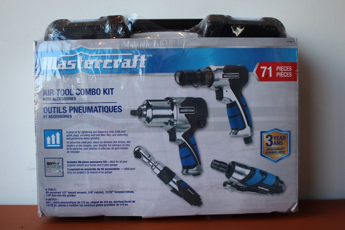 Mastercraft Multi-Purpose Tool Combo Kit w/ Accessories 71-Pieces