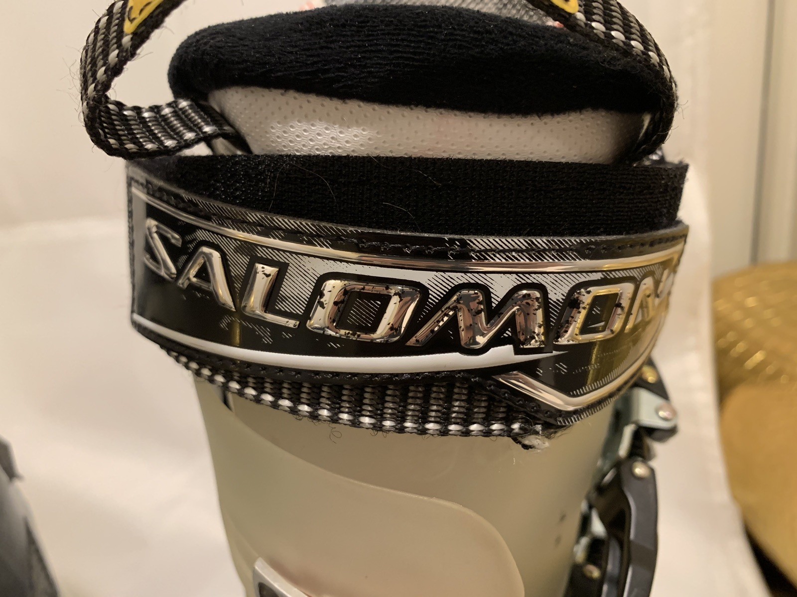 SALOMON IMPACT 100CS STIVALI DA SCI NERI TRASPARENTI TAGLIA 25