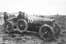 Sunbeam factory racer Caillois 1912 French Grand Prix Dieppe photograph racing 