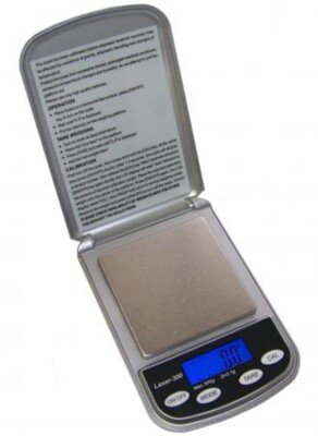 Professional Digital Pocket Scale 300 x .1 g w/ Backlight Display + Battery NEW