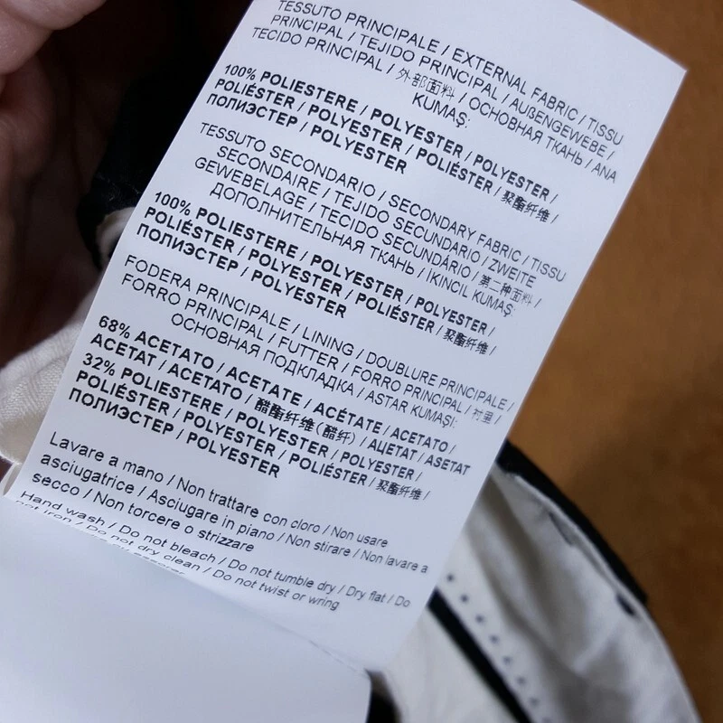 Pantalone VERSACE COUTURE uomo taglia 50 nero cristallo abito formale logo lusso