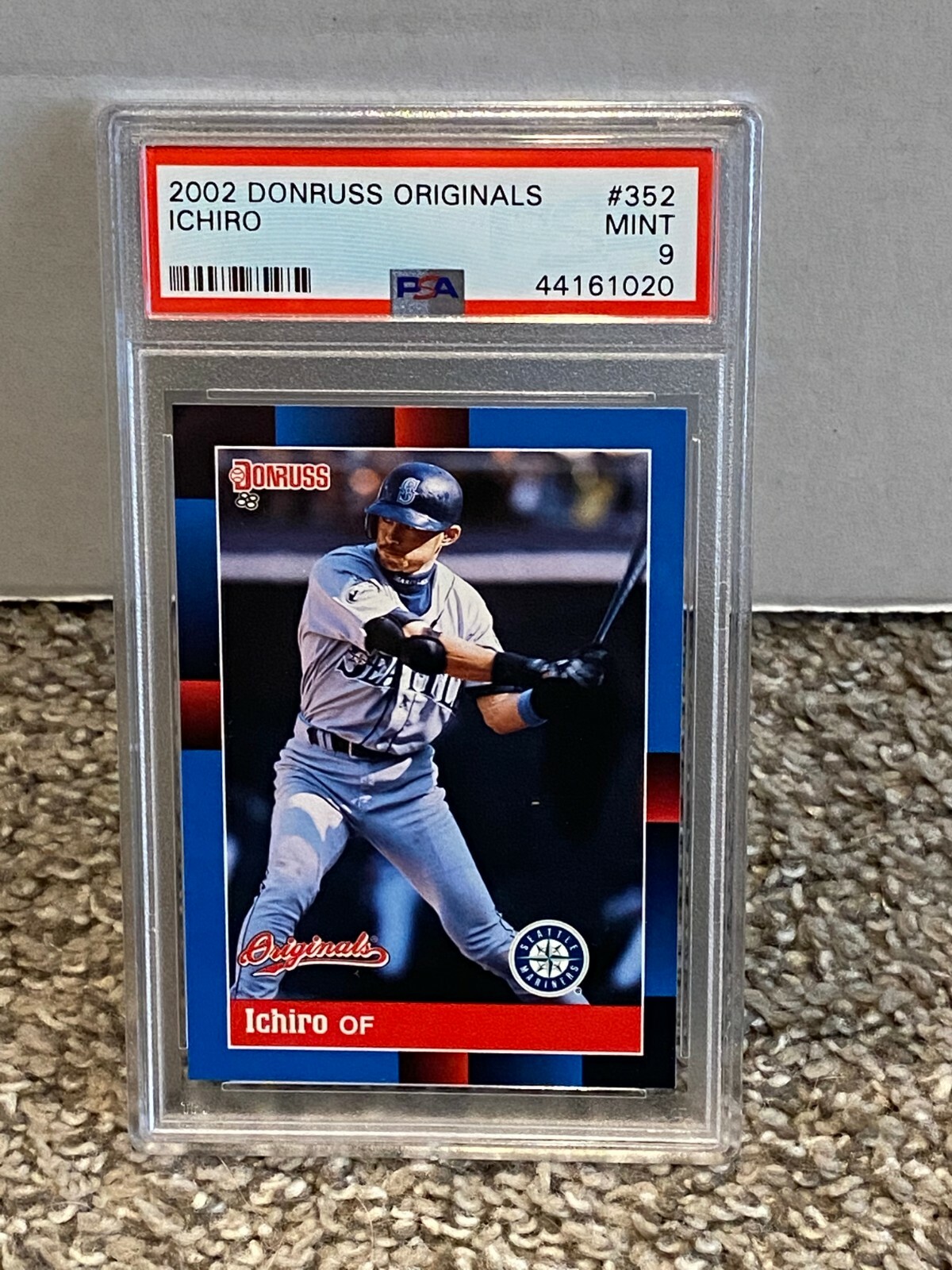 2002 Donruss Originals #352 - ICHIRO Suzuki - PSA 9 Mint - Seattle Mariners