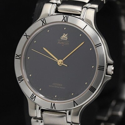 Citizen Avalon Black Face Round ''Anniversary 40TH Kitz 1991'' Uhr mit W92