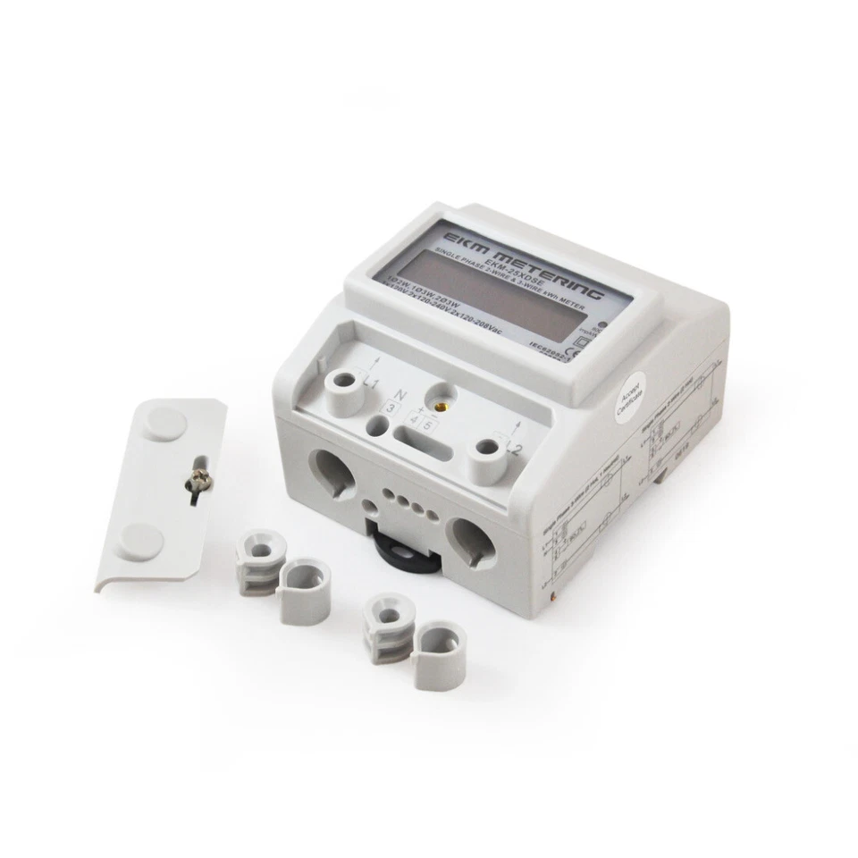 120/240 Volt kWh Meter, 100 Amp w/ 2 Internal CTs -- Need 2 CTs for USA Power #4 - Image 2 of 4