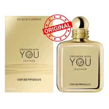 Stronger With You Leather Giorgio Armani EDP💯ORIGINAL  100 ml / 3.4  Fragrance