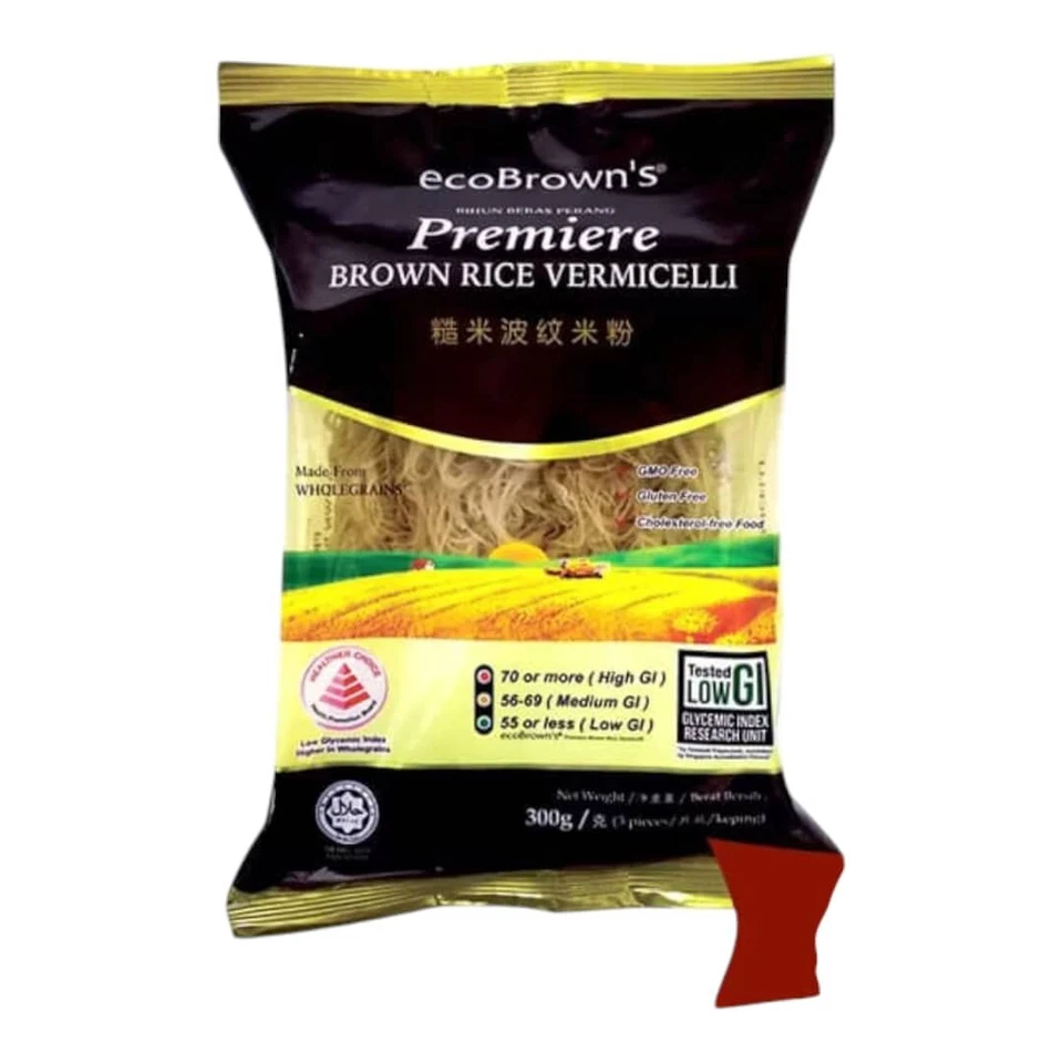 2 Pack EcoBrown's Premiere Vermicelli 300g – Gluten-Free, Non-GMO –Free Shipping - Image 2 of 2