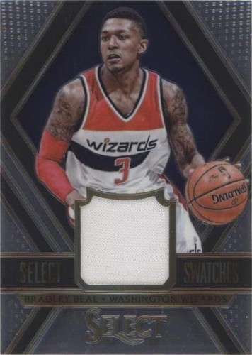 2021-22 Panini Select Bradley Beal #35 Select Numbers Red Prizm
