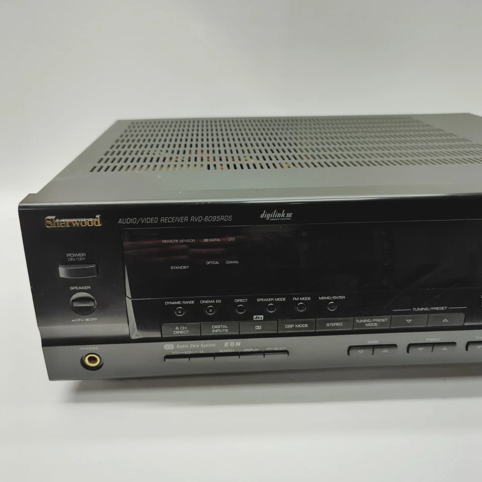 Sherwood RVD-6095RDS Audio Video Receiver Black Tested Home Cinema Hi-Fi -Black - Image 4 of 4
