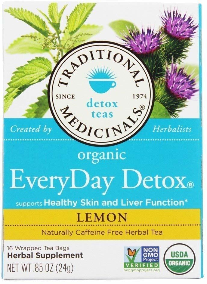 Lemon EveryDay Detox by Traditional Medicinals, 16 tea bag