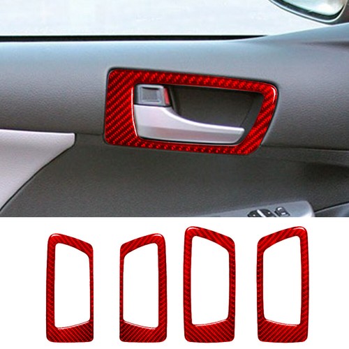 For Toyota Camry 2018-2023 ABS Carbon Fiber Smart Side Door Handle Cover Trim