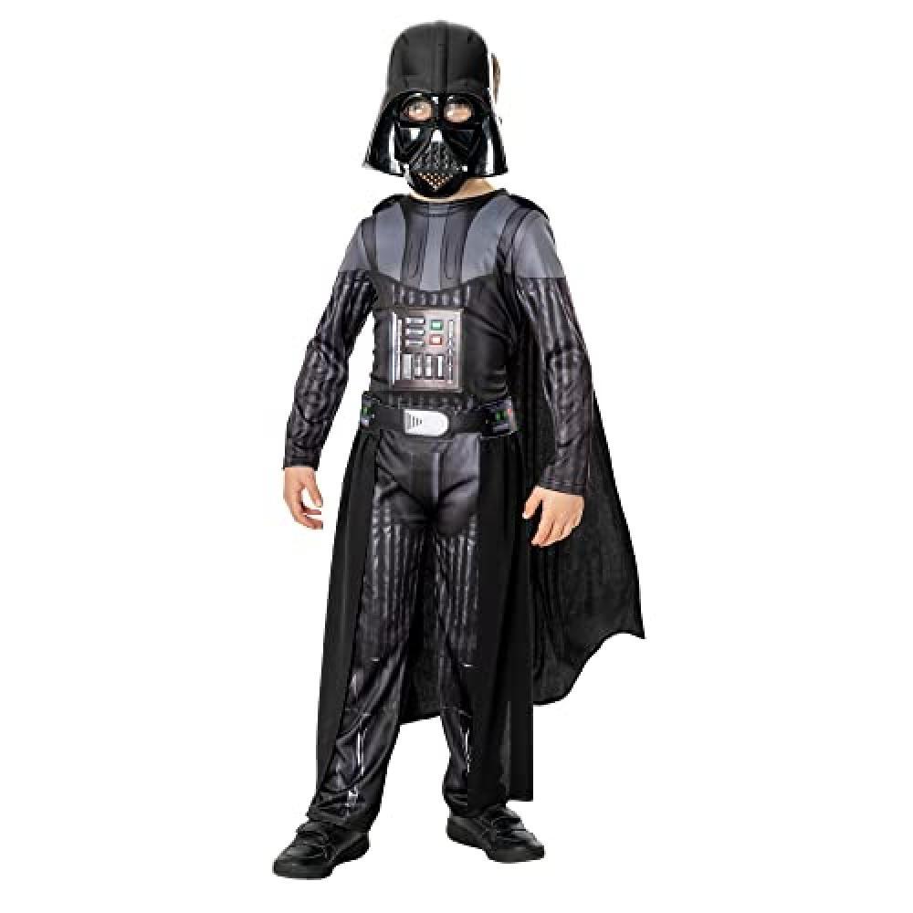 (TG. 9-10) Rubie's 3014809-10 Darth Vader Kenobi - Costume Deluxe per bambini, p