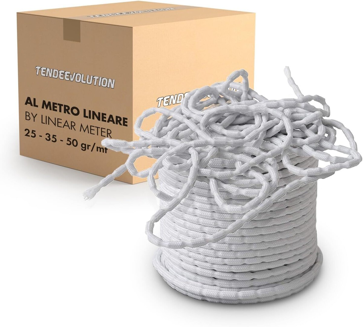 Filo Di Piombo Per Tende 5m - Peso 250g, Antivento, Per Tende E Zanzariere, Tagliabile, Poliestere - Foto 13