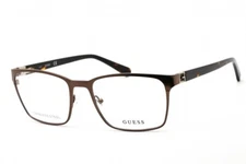 GUESS GU50019 050 Brown Metal Optical Eyeglasses Frame 54-19-145 GU 50019 RX