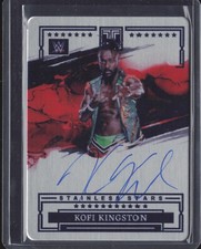 2023 Panini Impeccable WWE Stainless Stars Auto /99 Kofi Kingston #ST-KKG