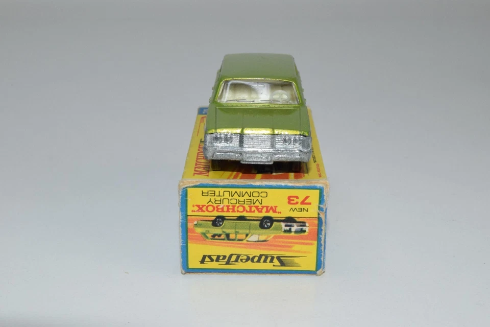 B8 1:60 3INCH 3 INCH MATCHBOX SUPERFAST 73 MERCURY COMMUTER NMIB - Photo 4/4