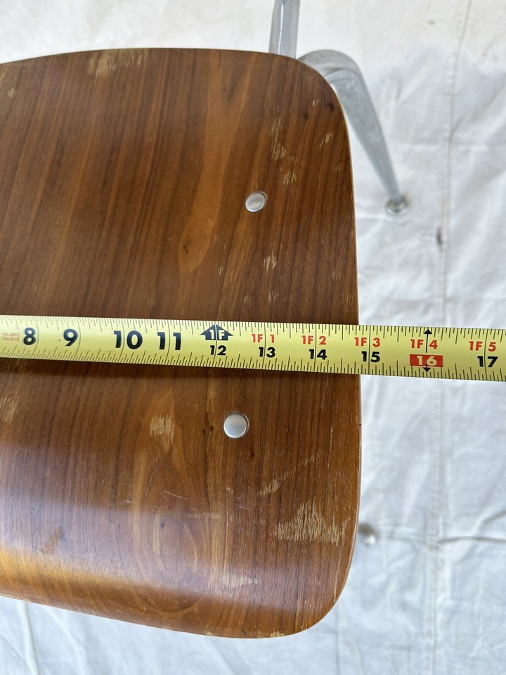 Vintage Mid Century Modern Chrome Bentwood Chair eBay