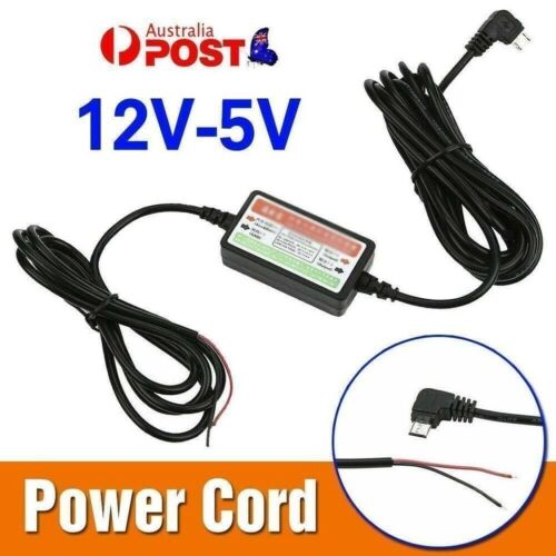 Hard Wire Kit 12V-5V Micro USB Power Adapter For Car Dash Camera GPS Recorder - Picture 1 of 1