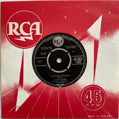SAM COOKE - TEENAGE SONATA / IF YOU WERE THE ONLY GIRL IN THE WORLD  - UK RCA