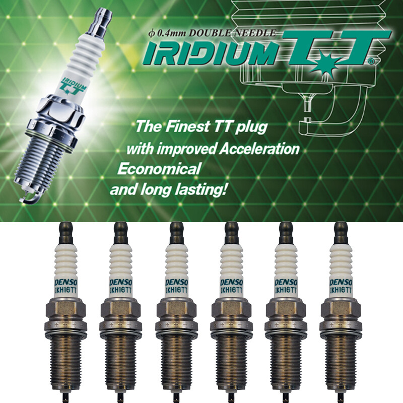 Genuine DENSO Iridium TT Spark Plug for Chrysler/ Dodge/ Nissan Set of 6
