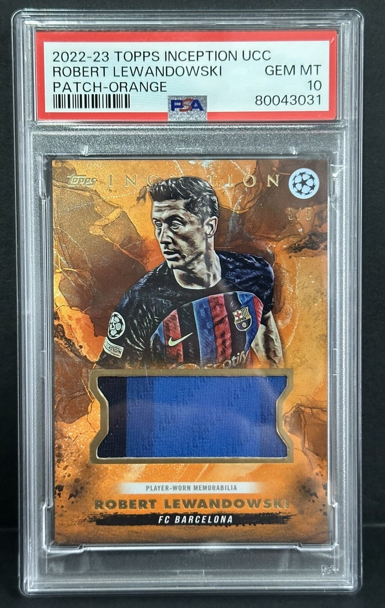 2022-23 Topps Inception UCL Barcelona Robert Lewandowski Patch
