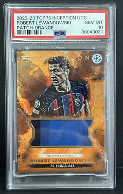 2022-23 Topps Inception UCL Barcelona Robert Lewandowski Patch