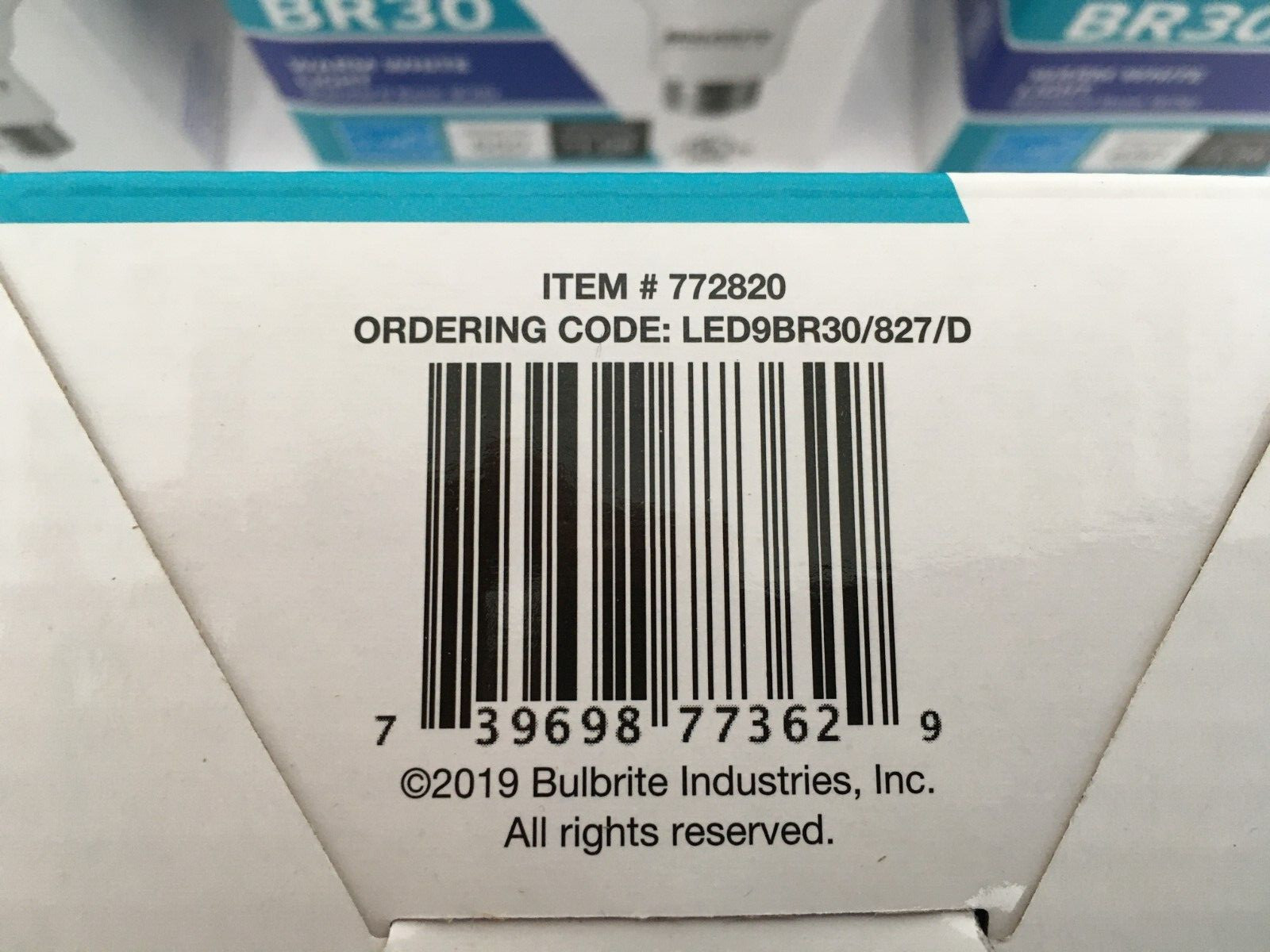 (4) NEW Bulbrite LED 65W BR30 Bulbs Warm White 2700K Damp Dimmable Energy Star