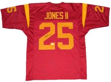 RONALD JONES II SIGNED AUTOGRAPHED USC TROJANS #25 JERSEY JSA