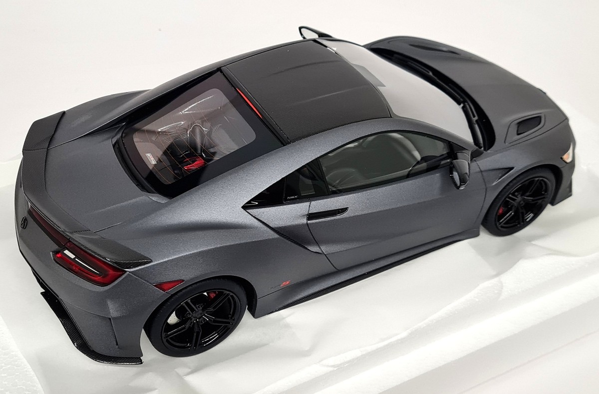TopSpeed 1/18 Acura NSX Type S 2022 Gotham Grey Matt Resin Model
