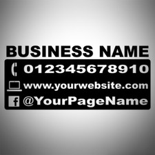 Business Sign Decal Sticker For Car Van Makeup Artist/Photographer/DJ/Dog Walker