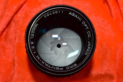 ASAHI OPT. CO. JAPAN SMC PENTAX-M 1:2.8 F=120mm PK-MOUNT FULL FRAME