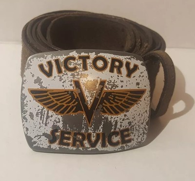 victory motorcycle belt buckle