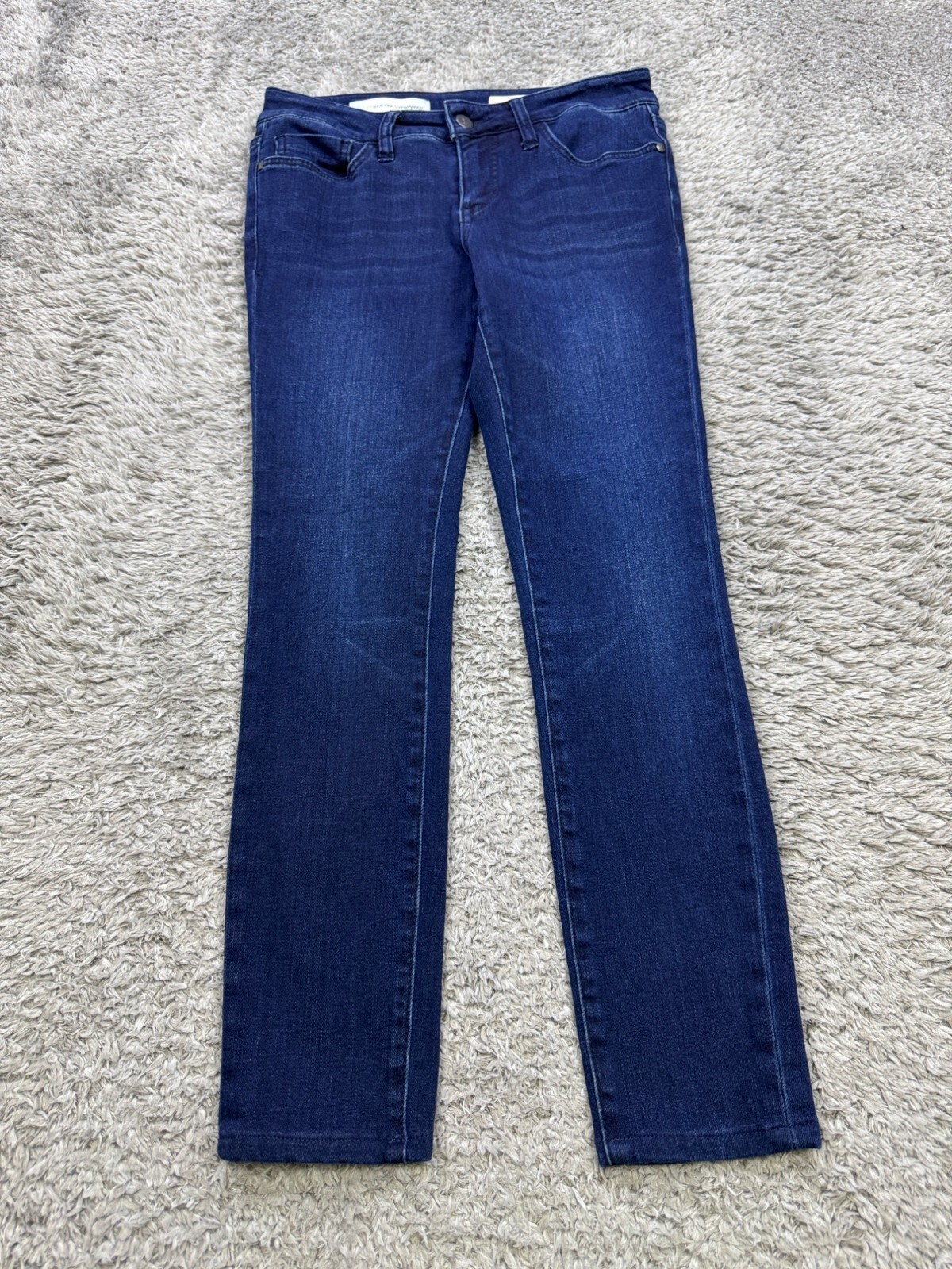 Anthropologie Pilcro Jeans Women 27 Stet Mid Rise Skinny Ankle Dark Wash Denim