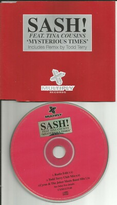 SASH & TINA COUSINS Mysterious Times TODD TERRY MIXES Europe CD Single USA seler