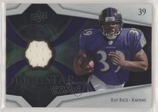 2008 Upper Deck Icons Future Stars Materials Silver Ray Rice #FSM32 00jz