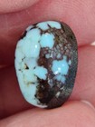 Red Spiderweb OLD STOCK Dry Creek Nevada High Grade Turquoise Cabochon  — photo 2