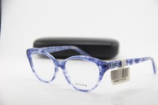 NEW RALPH LAUREN RA 7116 5848 CLEAR BLUE MARBLE AUTHENTIC EYEGLASSES 54-16