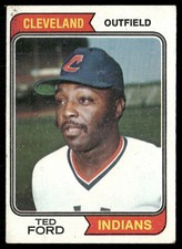 1974 Topps Ted Ford Cleveland Indians #617