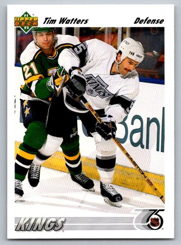 1991-92 Upper Deck French Tim Watters Los Angeles Kings #471A - Picture 1 of 2