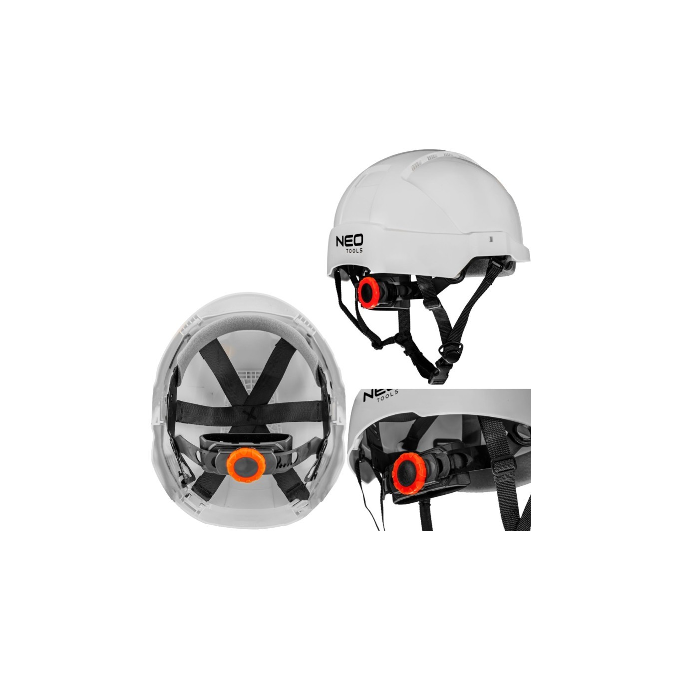 Neo Tools Blanc Casque De Sécurité En Abs - 51-63 Cm - Image 2