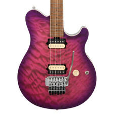 Ernie Ball Music Man Axis Electric Guitar - Olallieberry Quilt Top