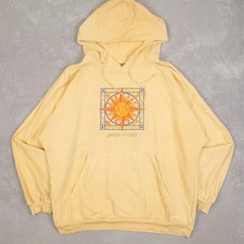 Vintage 90s San Francisco Hoodie M Men's Pastel Yellow Location
