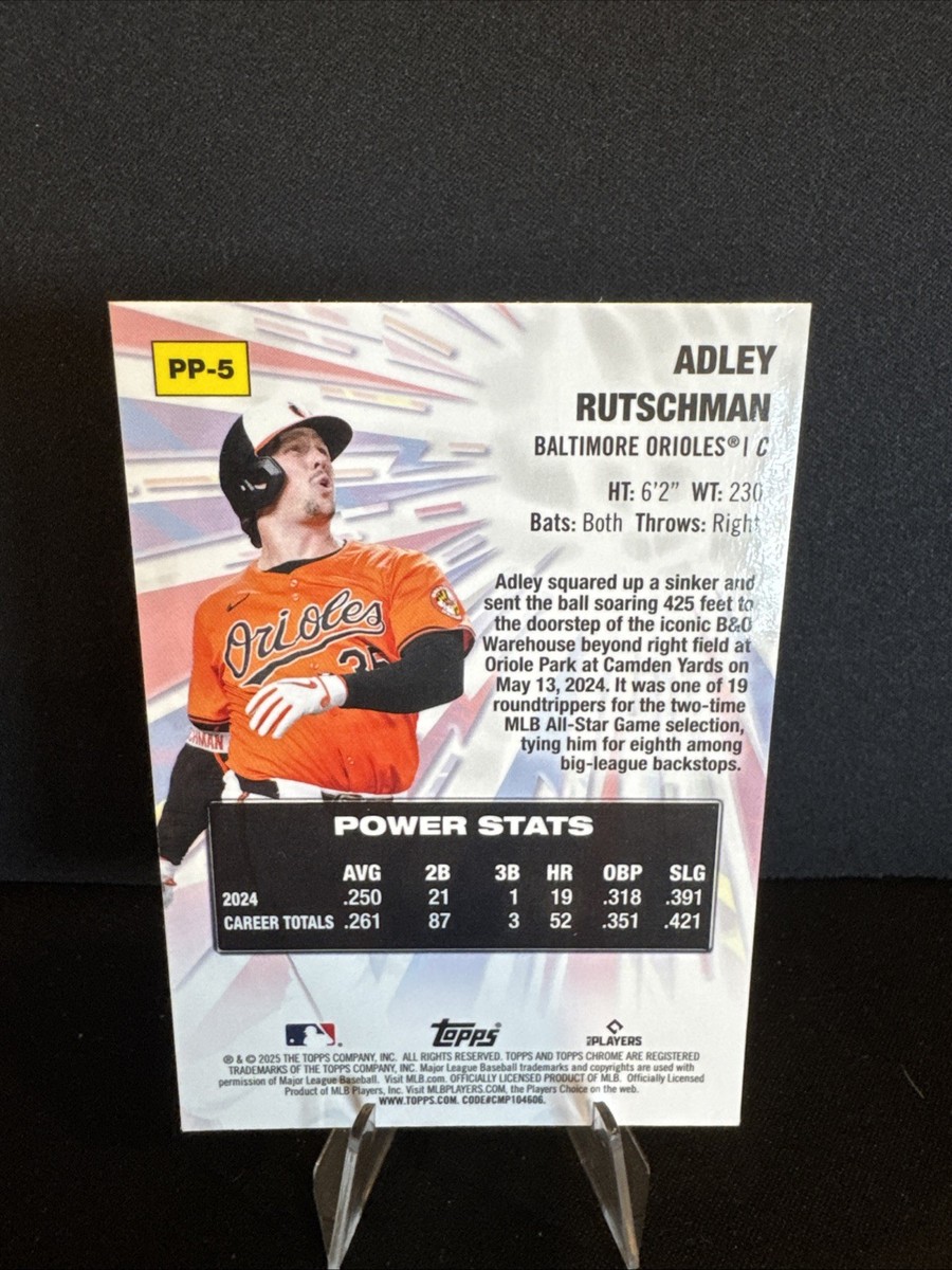 2025 Topps Chrome-Power Players-Adley Rutschman #PP-5 | eBay