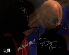 Nelson Hall & Don Bies Signed Star Wars ROTJ Max Rebo 8x10 Photo Beckett