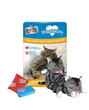 Pets Know Best HuggieKitty Cuddly Cat Toy, Soothing Sound  Warmth Help