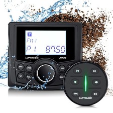 Marine Bluetooth Radio - Weatherproof Marine Stereo System with Wireless Remo...