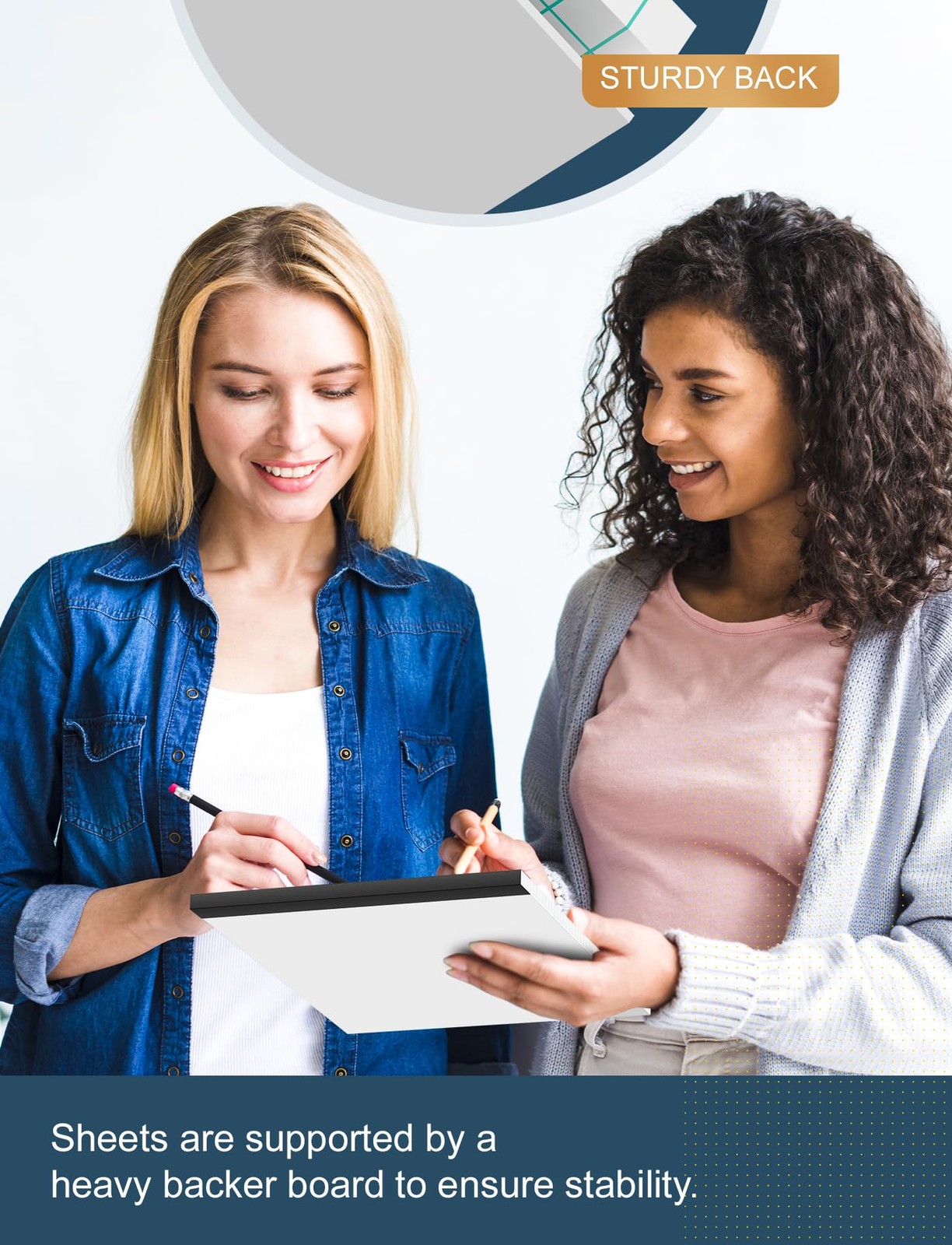 Zaviko Graph Paper Pad 8.5 x 11, 2 Pack, 4x4 x 11.75 Inch, White 